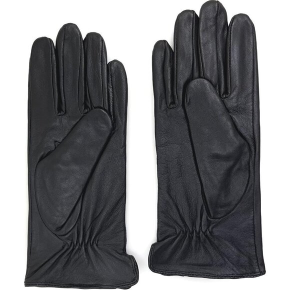 ZLUXURQ Leather Gloves for Women Deluxe SheepSkin Leather women’s Gloves Fleece - Picture 3 of 7